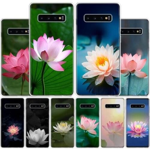 Monet Garden Lotus New Phone Case For Samsung Galaxy A51 A71 A50S A30S A10 A20E A40 A70 M30S A91 A01 A6 A7 A8 A9 Plus + Cover