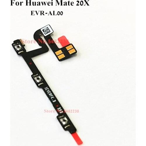 Original ON/OFF Volume Side Key Connector For Huawei Mate20X Mate 20X EVR-AL00 Audio +- Volume Power Button Flex Cable