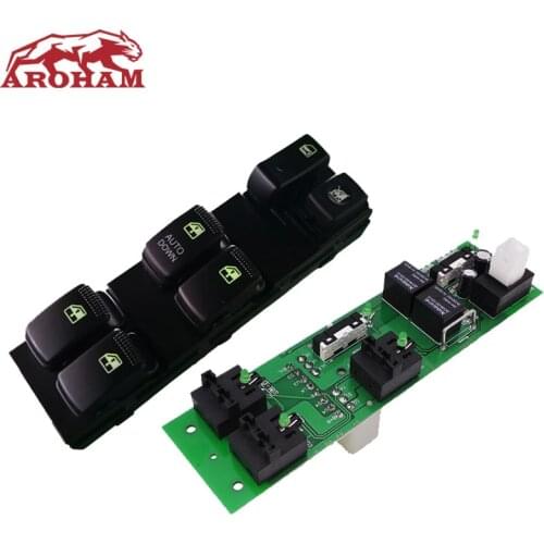 With Light 93570-EF000 Window Lifter Control Switch car window lift switch Front Left For Kia Sportage 2007-2013