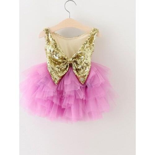 Girls sequins party princess dress girl backless dresses girls butterfly summer evening dress children tutu purple dresses