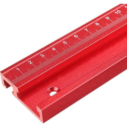 Chute Aluminium Alloy T-tracks Model 45 T Slot And Standard Miter Track Stop Woodworking Tool For Workbench Router Table