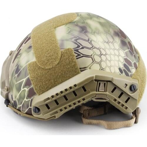 Tactical FAST Helmet Half-covered Military Helmet Hunting Paintball PJ Helmet Cover Head Protector Hunting Airsoft Accessories