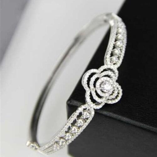Xd163 Luxury shine Designer Fashion 925 Sterling Silver wedding party Jewelry zirconia, aaa1