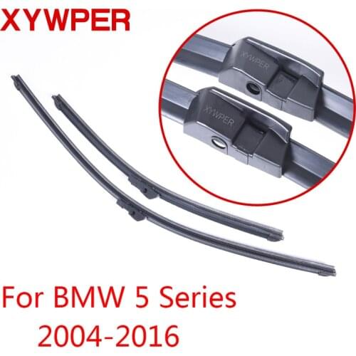 XYWPER Wiper Blades for BMW 5 Series E60 E61 F07 F10 F11 2004 2005 2006 2007 2008-2016 Car Accessories Soft Rubber Car Wipers