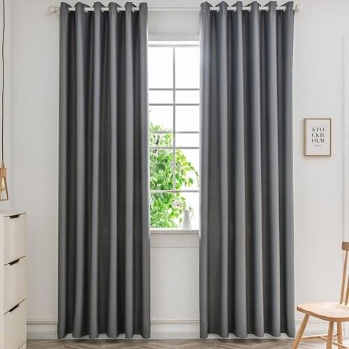 Modern Blackout Curtains Window For Living Room Bedroom Curtain High Shading Thick Blinds Drapes Door black out Curtains Custom