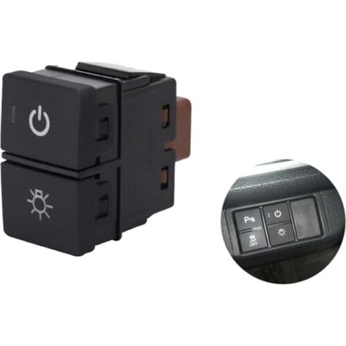 1pc Dual key switch dual switch fog light recorder radar power supply LED Headlight Switch Button for Honda new