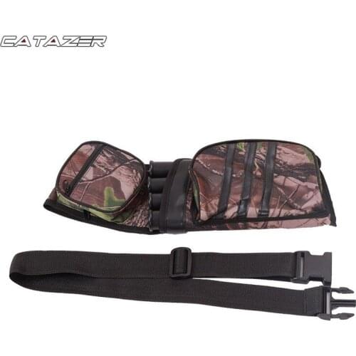 1pc Archery Arrow Quiver Waist Arrows Storage Bag Hip Belt 4 Tube Quiver Arrows for Outdoor Bow Hunting Shooting Accessories