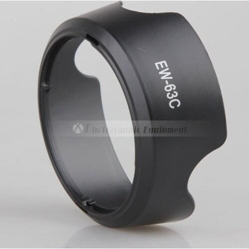 10PCS EW-63C lens hood 58mm Bayonet for CAN0N 700D 100D Camera with EF-S 18-55mm f/3.5-5.6 IS STM lens