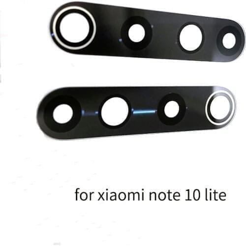100pcs For Xiaomi MI Note 10 Lite Pro Rear Back Camera Glass lens Cover with Adhesive Sticker