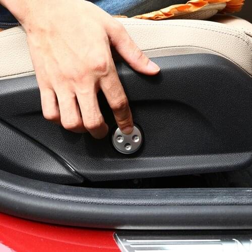 2pcs Chrome ABS Plastic Car Seat Adjust Switch Button Cover Trim for Mercedes Benz GLC/CLS/E/C Class W205 W212 W213 Accessories