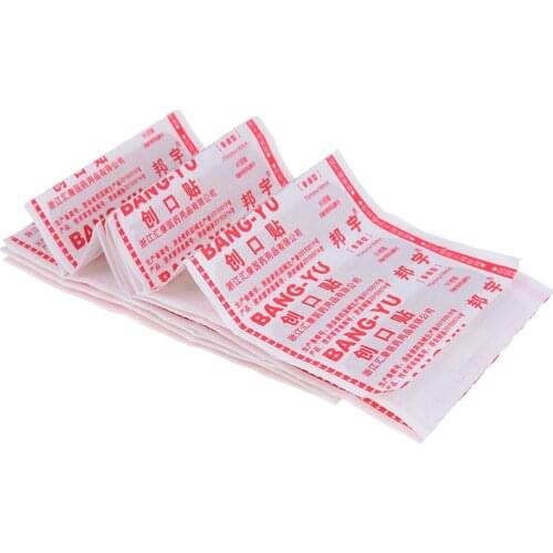 50Pcs Waterproof Breathable Wound Hemostasis Sticker Band First Aid Bandage Cushion Adhesive Plaster Medical Band-Aids Bandages