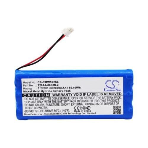 Cameron Sino 2000mAh battery for CLEARONE 592-158-001 002 003 Max Wireless 220AAH6SMLZ Speaker Battery
