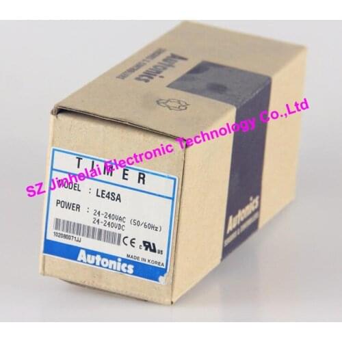 Autonics LE4SA New and original TIME RELAY 24-240VAC/DC TIMER таймер