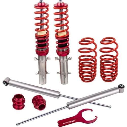 Coilover Suspension Lowering Coil Spring Shock Kit For VW Bora Estate 1J Golf 4 1998-2003