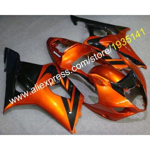 For Suzuki GSX-R1000 2003 2004 K3 GSXR 1000 03 04 GSXR1000 Orange Gold Aftermarket Sportbike Fairing Kit (Injection molding)