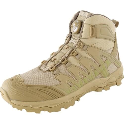 ESDY Mens Shoes Tactical Military Boots Outdoor Quick Response BOA System Hunting Safety Combat Boots Military Boots