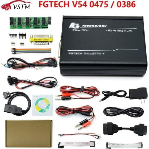 FGtech VD300 V54 0386 0475 Galetto 4 Master Code Scanner ECU Chip Tuning Tool FG Tech v54 BDM-TriCore OBDII Support BDM In Stock