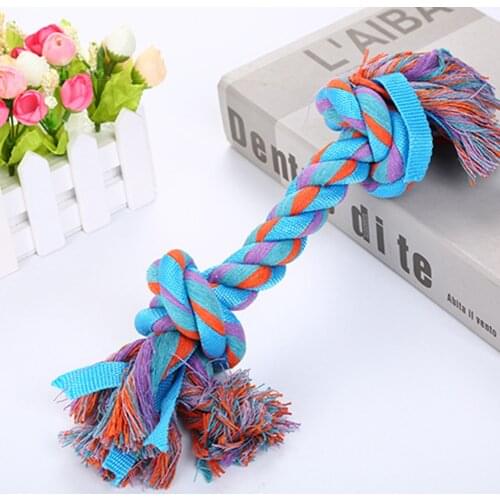 Cotton Rope Knot Ball Puppy Cat Dog Chew Toys Teething Molar Interactive Toys Funny Bite Resistant Sharp Teeth Pet Supplies