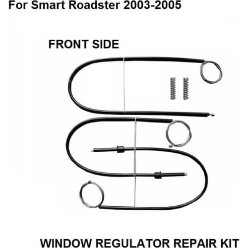 FOR SMART ROADSTER WINDOW REGULATOR REPAIR KIT FRONT LEFT SIDE 2003 2004 2005