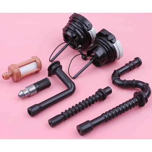 Fuel Oil Filter Impulse Line Hose Tank Cap Kit For Stihl MS260 026 MS 260 Chainsaw Replacement Spare Garden Tool Part