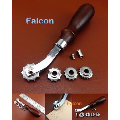 Leather Craft Sewing Over Stitching Wheel Marker Spacer Roulette Overstitcher Tool - Carving Stamping Knife Cutter Punch Chisel