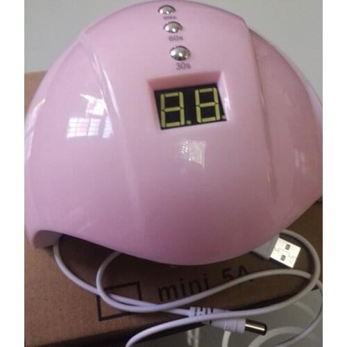 UV LED Nail Lamp 24W with Infrared Sensor,UV Nail Light Quick Dry Machine, 30s/60s/90s Timer lamp for Curing LED Gel Polish