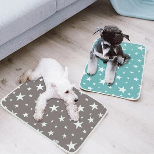 Reusable Pet Diapers, Dog Changing Pads, Washable Cat Urine Pads, 3-layer Puppies Changing Pads, Dog Training Cushion Seat Cover