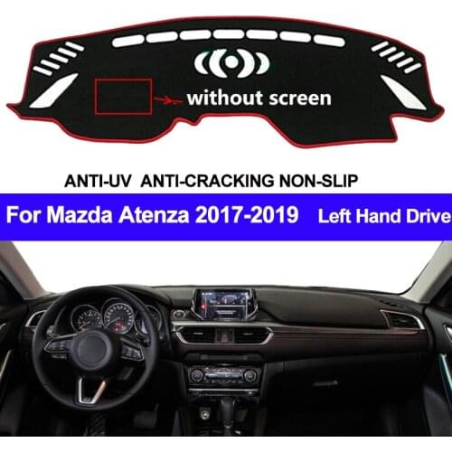 Car Dashboard Cover Dash Mat For Mazda Atenza 2017 2018 2019 DashMat Pad Carpet Dashmat Sun Shade Dash Board Cover Car Styling