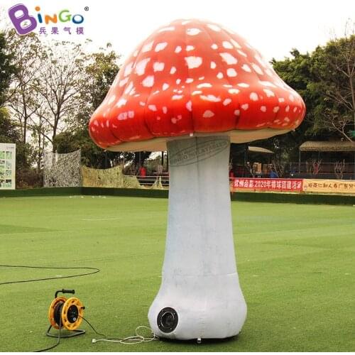 Personalized 3mH Inflatable Mushroom Lights For Outdoor Event Decoration-BG-Z0047