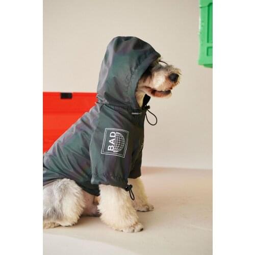 New Reflective Blazer For Pets Windproof Waterproof Clothes For Dogs Small Dog Cat Raincoat Schnauzer Pug Puppy Jacket For Dogs