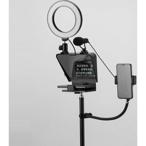 Teleprompter for Phone DSLR Camera Tablet Video Recording Inscriber Mobile Teleprompter Artifact Video With Remote Control