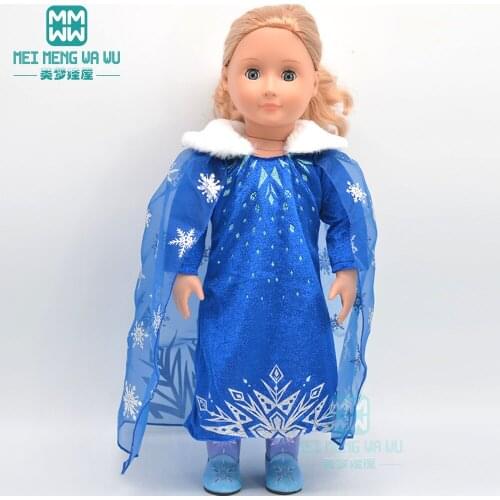 Doll clothes skirt, cloak, collar skirt fit 18 Inch American Doll Accessories Girls Toys Birthday