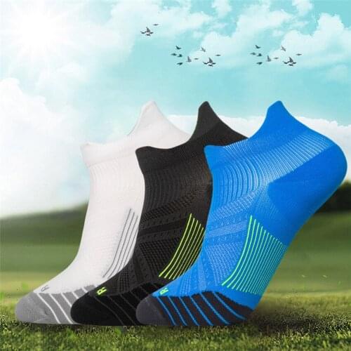 YZ-S-MKS-0001 200N arbitrary hoops socks mens and womens short marathon running socks quick-drying wear-resistant running sock