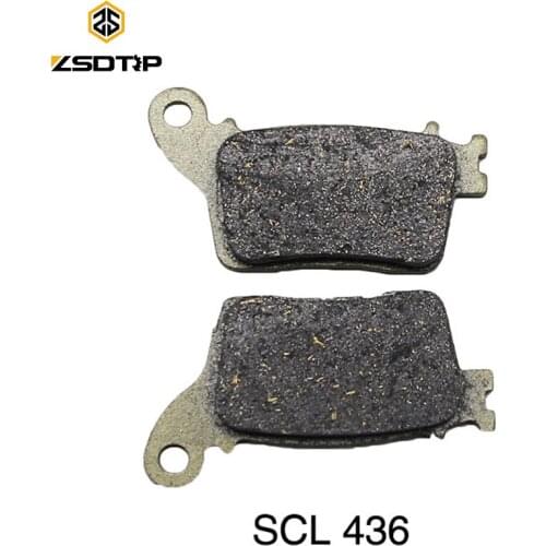 ZSDTRP Motorcycle Rear Brake Pads For Honda CB600 CBR600 CBR1000 Kazasaki Ninjia ZX-6R ZX 10R Suzuki GSXR600 750 1000 GSX-S1000