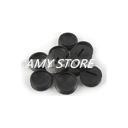 10pcs Black Plastic 17mm Carbon Brush Holder Cap for Motor