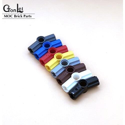 20Pcs/Lot High-Tech Parts Axle and Pin Connectors Angled #3 - 157.5 Degree Block Parts Toys Compatible with 32016 Parts