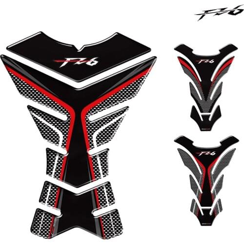 3D Motorcycle Sticker Gas Fuel Oil Tank Pad Decal Protector Case For Yamaha FZ6 FZ6N Tankpad