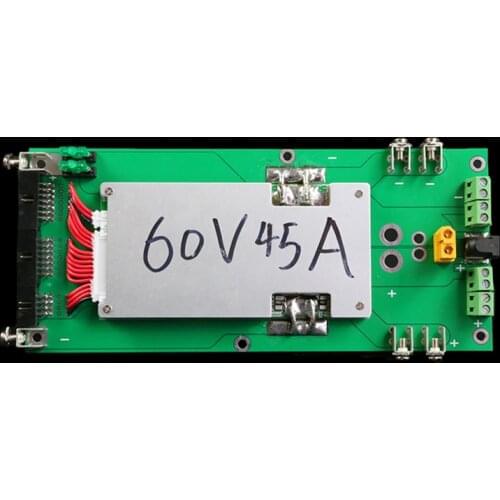 60V Battery Box 18650 Series Battery High Power 17 Series Welding-Free Mobile Power Bank Battery Protection Board