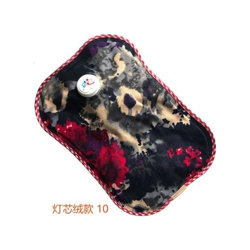 Free shipping Corduroy Charging Electric Hot-water bag explosion-proof hot water bottle