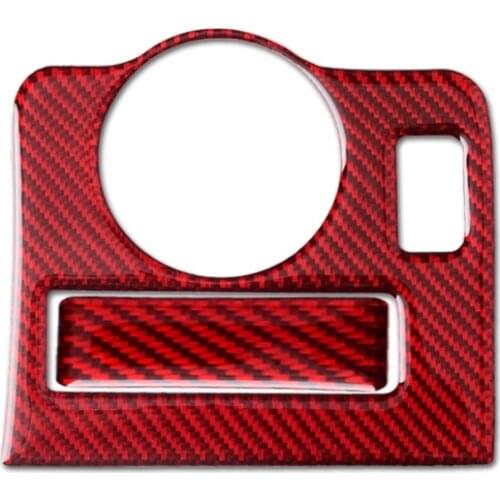 For Ford Mustang 09-13 Decorative sticker of headlamp switch Car Ignition carbon fiber Automotive Interior Stickers Accessories