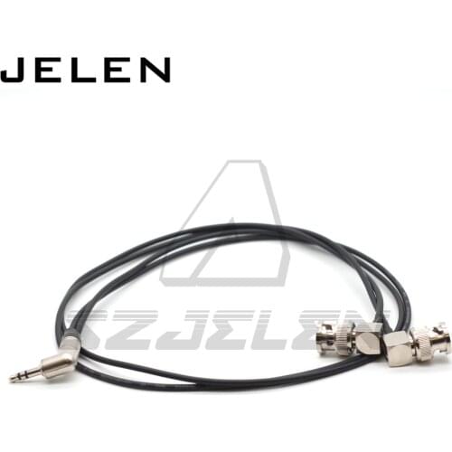 ZOOM F6 Time code cable, ZOOM F6 time code input and output line. 3.5 audio plug to 2 BNC