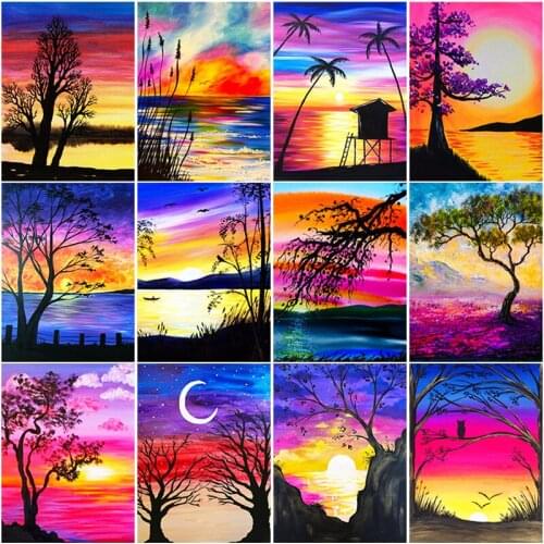 Full Square Round Kits Diamond Painting Cross Stitch Set DIY 5D Needlework Embroidery Wall Art Picture For Living Room Decor
