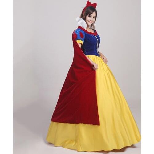 New Arrival Snow Princess Adult Cosplay Costume For Halloween Party Dress Women Girl Custom Made