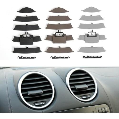 LHD RHD Car Central Dashboard AC Vent Grille Panel Cover For Mercedes Benz W164 M ML GL Class 2005-2012 Black Beige Gray