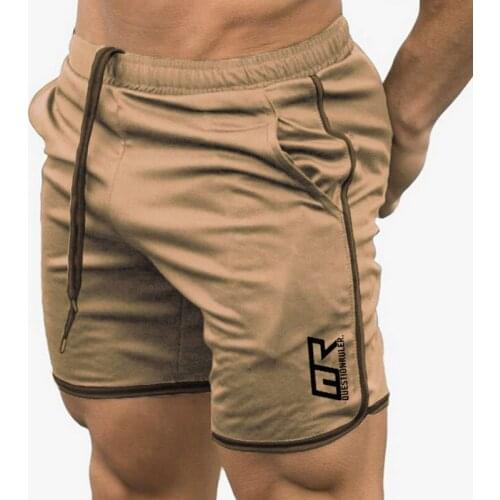 2020 Men Shorts Summer Breathable Cotton Gym Sports Joggers Running Shorts Comfortable Casual Fitness Bodybuilding Short Trouser