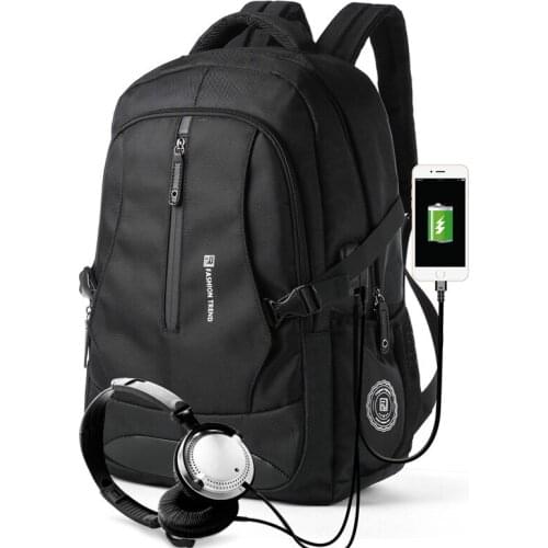 2020 Men Travel Backpack Large Capacity Teenager Male Mochila Anti-thief Bag 14'' 15.6'' 17.3" Laptop Backpack Waterproof Bags