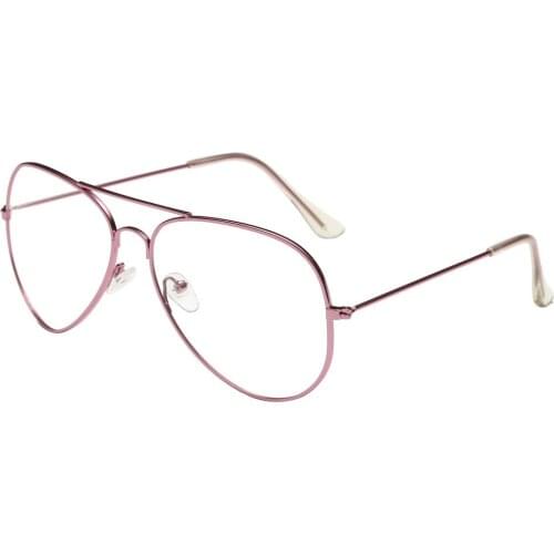 New Men Women Clear Lens Glasses Metal Flat Mirror Optical Spectacles Frame Myopia Eyeglasses Lunette Unisex Vision Eyeglasses