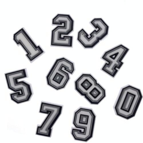 Wholesale 100PCS Number Soft PVC Flat Back Accessories For Scrapbook Phone Case Jewelry Making Embellishments Kids Party Gifts