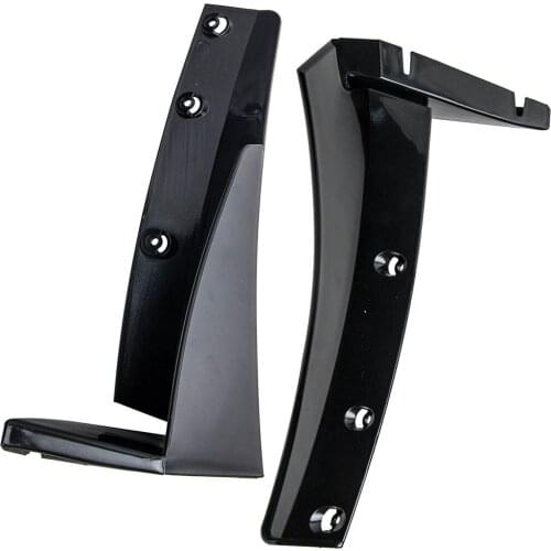 Front Splitter Extension Winglets ABS Kit Fit 14-20 For Corvette C7 Z06 Z07 Stage 3