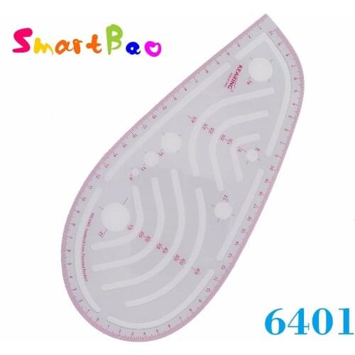 Metric Vary Form Curves with Different Holes for Sew Design Arm Curve Ruler # 6401